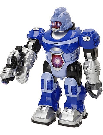 Robot de juguete con luz y sonido warriors