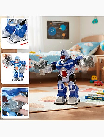 Robot de juguete con luz y sonido warriors