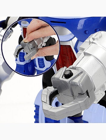 Robot de juguete con luz y sonido warriors