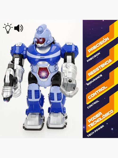 Robot de juguete con luz y sonido warriors - Kiabi