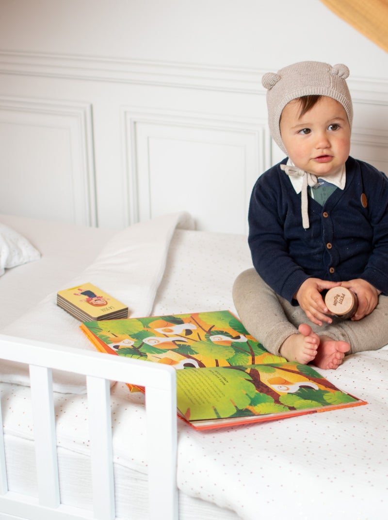 Ropa de cama bebé gasa algodón | SEVIRA KIDS Blanco dorado - Kiabi