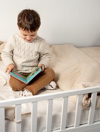 Ropa de cama bebé reversible lino | SEVIRA KIDS