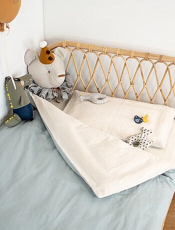 Ropa de cama bebé reversible lino | SEVIRA KIDS