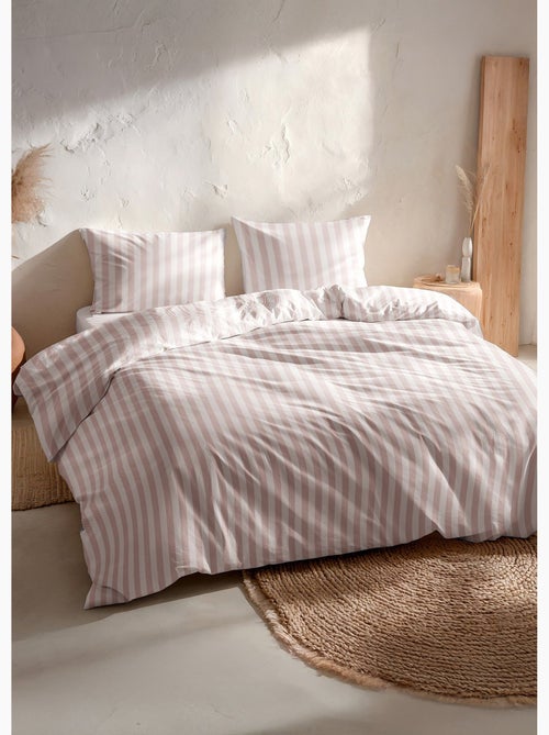 Ropa de cama de algodón, rayas cruzadas - AFIBEL - Kiabi