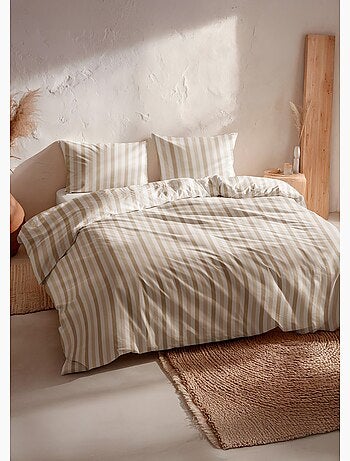 Ropa de cama de algodón, rayas cruzadas - AFIBEL