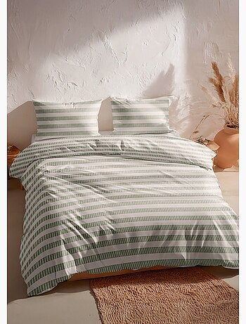 Ropa de cama de algodón, rayas estilizadas - AFIBEL