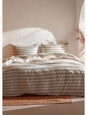 Ropa de cama de algodón, rayas estilizadas - AFIBEL