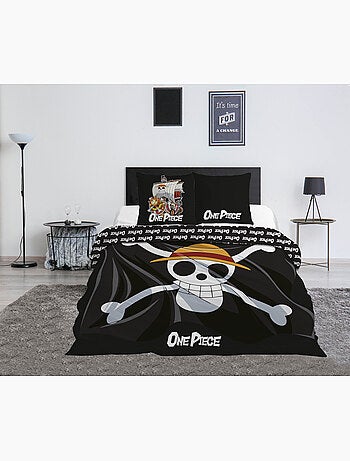 Ropa de Cama Doble One Piece 240x220 cm + 2 Fundas 63x63 cm 100% Poliéster Reversible | Jolly Roger