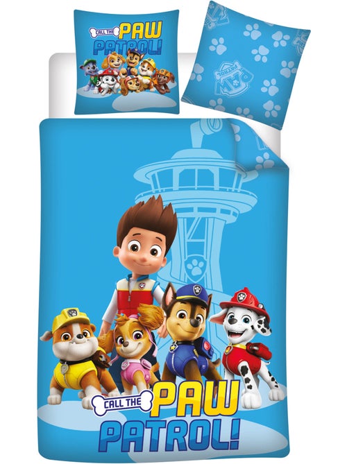 Ropa de Cama Infantil Patrulla Canina 140x200 cm + Funda 63x63 cm 100% Poliéster - Kiabi