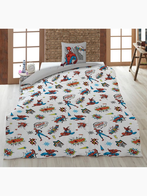 Ropa de Cama Niño Spider-Man Marvel 140x200 cm + Funda 65x65 cm 100% Algodón - Kiabi
