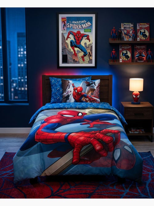 Ropa de Cama Niño Spider-Man Marvel 140x200 cm + Funda 65x65 cm 100% Algodón - Kiabi