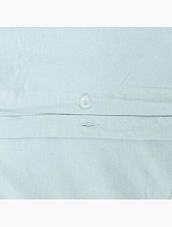 Ropa de cama tufy 140x200 cm azul claro con estampado de nubes