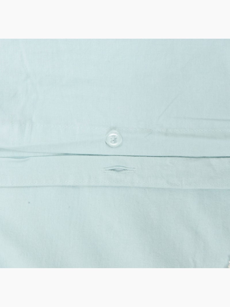 Ropa de cama tufy 140x200 cm azul claro con estampado de nubes Azul claro - Kiabi