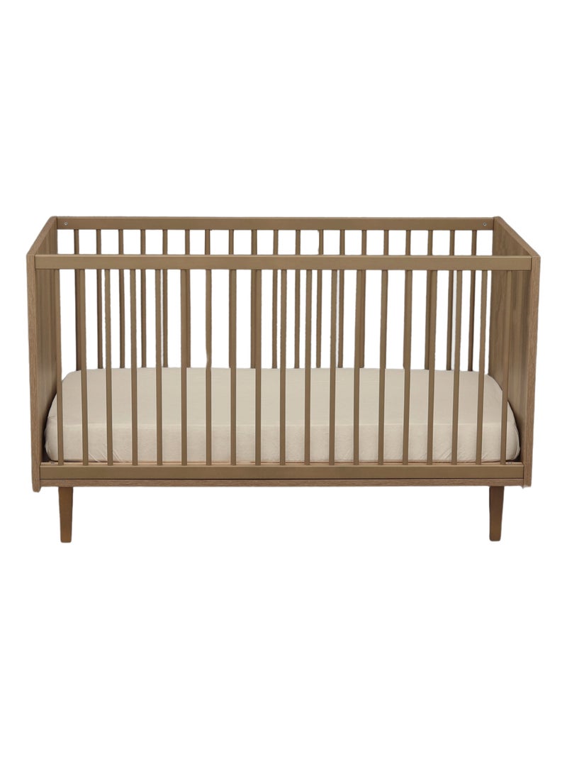 Ropa de cuna 140x70 - Little Big Bed decoración imitación - SAUTHON Marrón - Kiabi