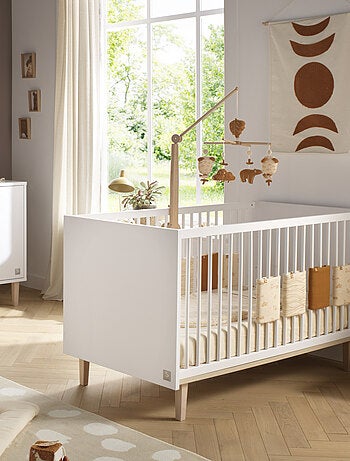 Ropa de cuna 140x70 - little big bed sobre patas de - sauthon