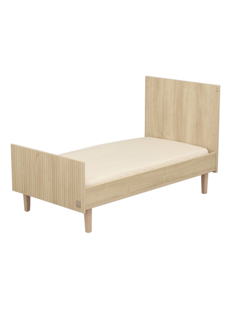 Ropa de cuna 140x70 - Little Big bed sobre patas de - SAUTHON Marrón - Kiabi