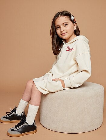 Rosa sudadera con capucha - colección fácil de poner