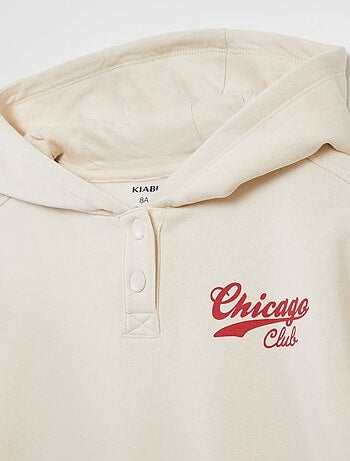 Rosa sudadera con capucha - colección fácil de poner