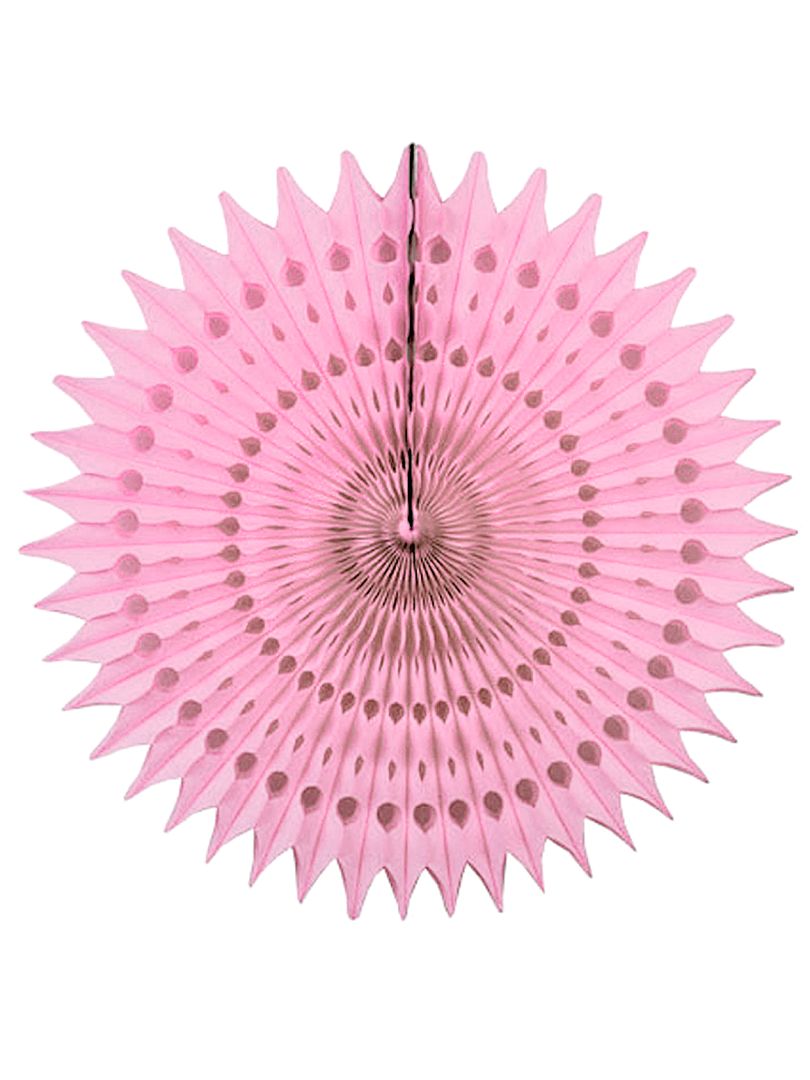 Rosetón de papel 53 cm rosa - Kiabi