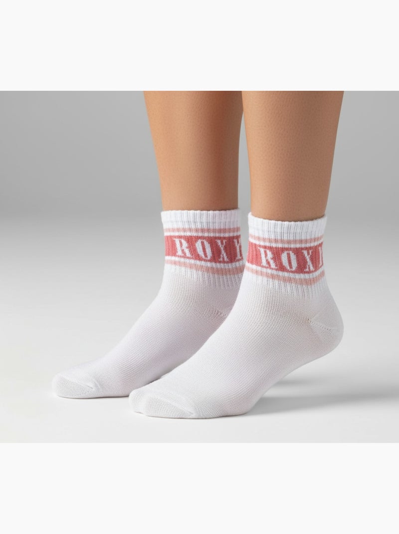 ROXY Lote de calcetines cortos Quarter – Pack de 6 pares Azul Rosa Blanco - Kiabi