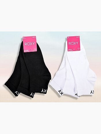 ROXY Lote de calcetines cortos Quarter – Pack de 6 pares