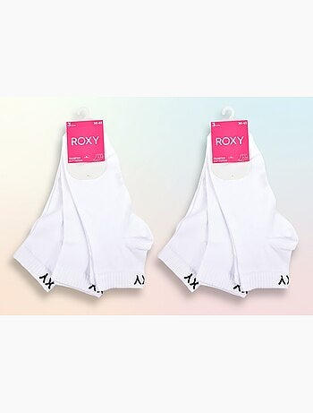 ROXY Lote de calcetines cortos Quarter – Pack de 6 pares