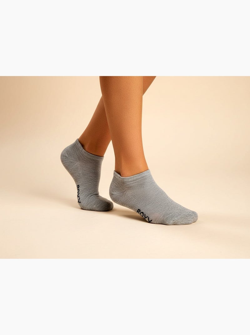 ROXY Lote de calcetines cortos Sneaker – Pack de 6 pares Gris blanco negro - Kiabi