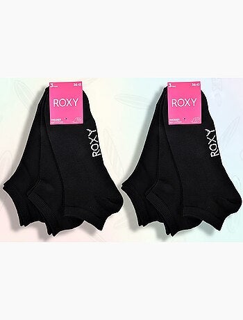 ROXY Lote de calcetines cortos Sneaker – Pack de 6 pares