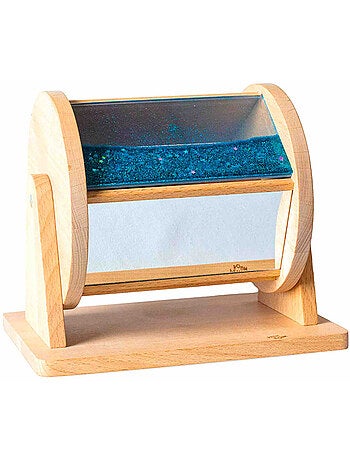 Rueda sensorial de madera para bebé | Petit Boum