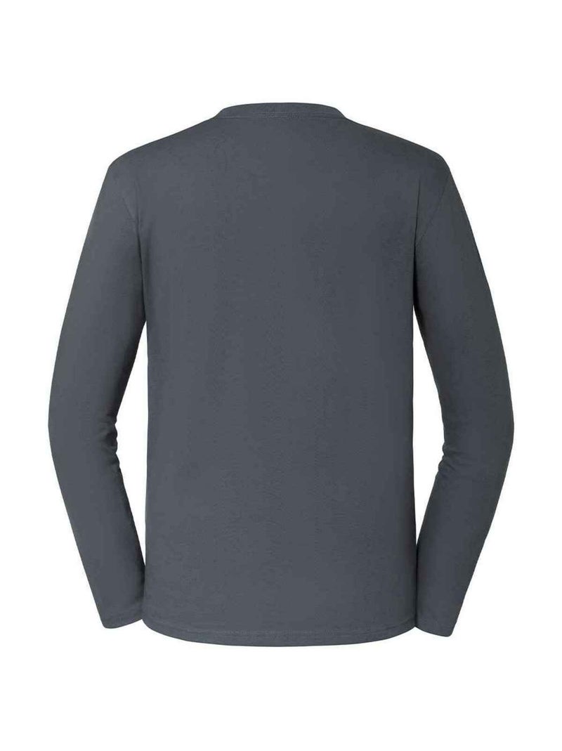 Russell - Camiseta de Manga Larga para Hombre Gris oscuro - Kiabi
