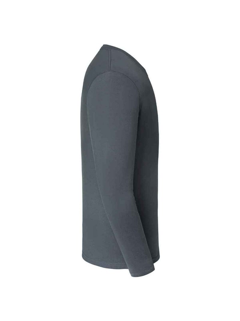 Russell - Camiseta de Manga Larga para Hombre Gris oscuro - Kiabi