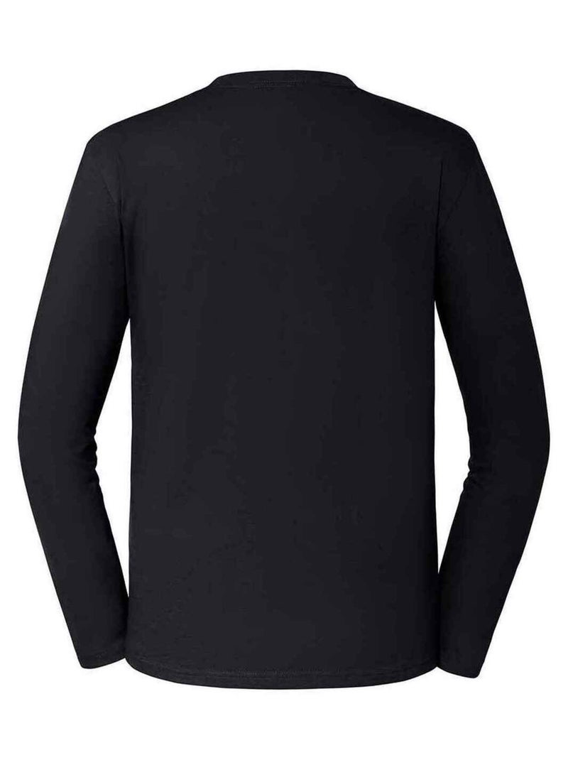 Russell - Camiseta de Manga Larga para Hombre Negro - Kiabi