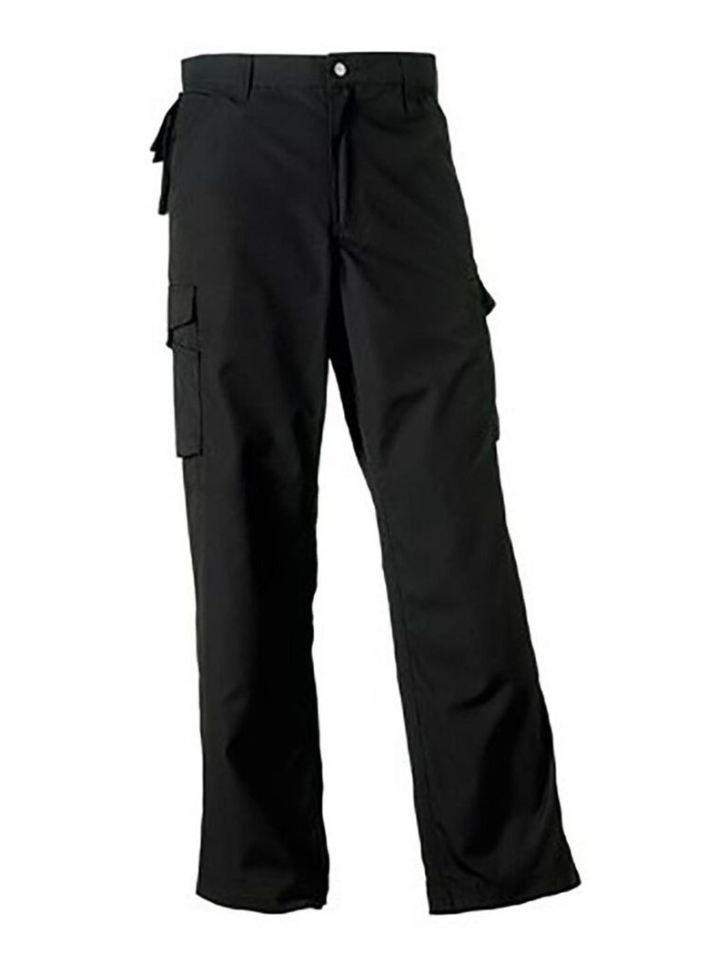 Russell - Pantalones de trabajo gruesos Modelo Heavy Duty hombre caballero (Longitud pierna long) Negro - Kiabi