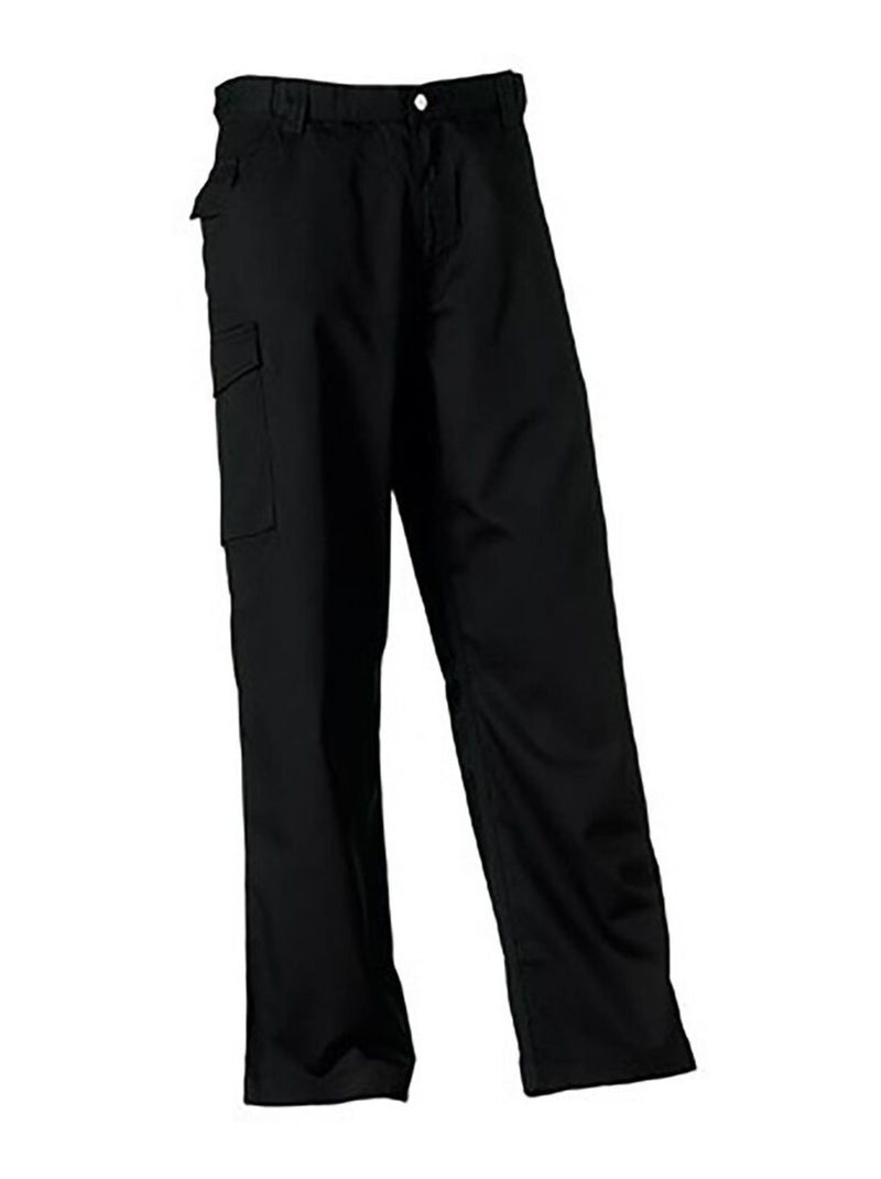 Russell - Pantalones de trabajo  Modelo Polycotton Twill hombre caballero (Longitud pierna long) Negro - Kiabi