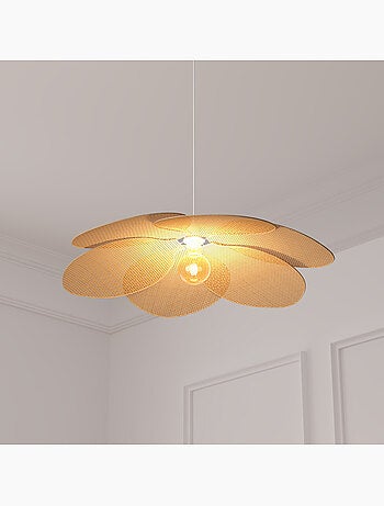 Rym beige pétalo suspensión d62cm