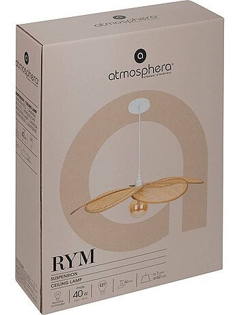 Rym beige pétalo suspensión d62cm