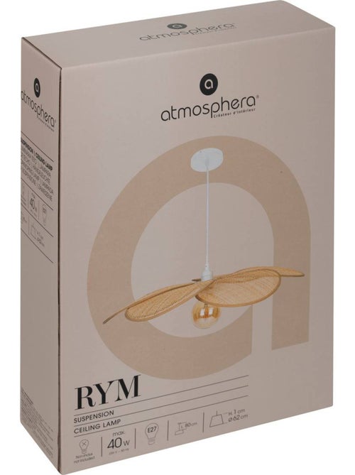 Rym beige pétalo suspensión d62cm - Kiabi Rym beige pétalo suspensión d62cm - Kiabi