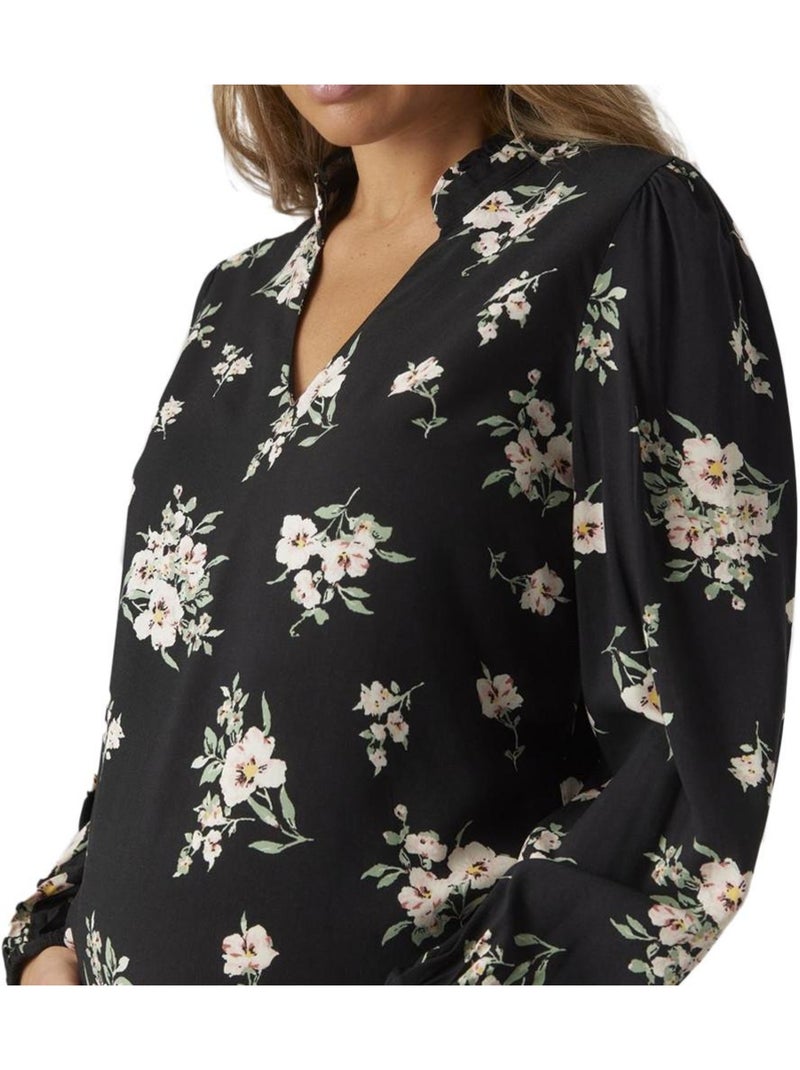 sa de Embarazo de Mujer Vero Moda Maternity con Volumen Negro - Kiabi