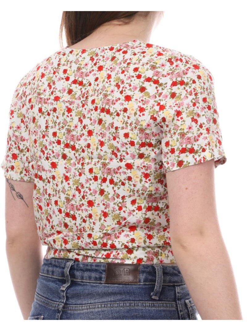 sa Floral Vero Moda para Mujer Blanco Multicolor - Kiabi