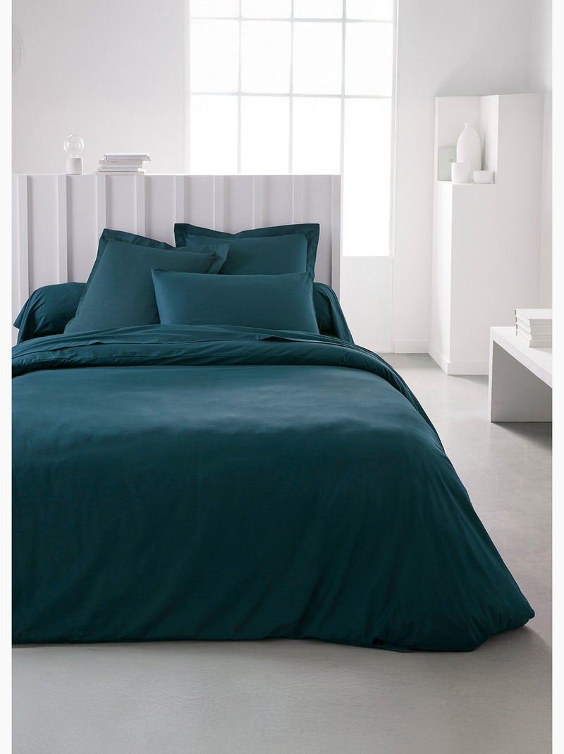 Sábana ajustable de algodón puro de alta calidad - AFIBEL Azul - Kiabi