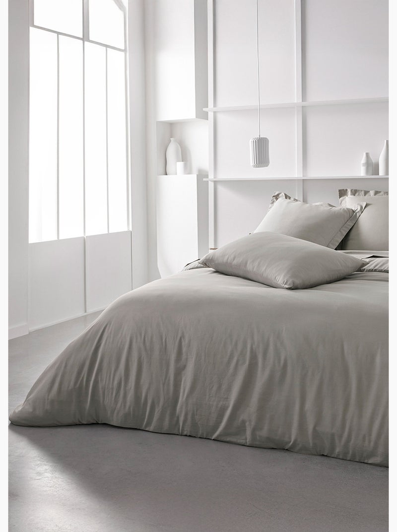 Sábana ajustable de algodón puro de alta calidad - AFIBEL Beige - Kiabi