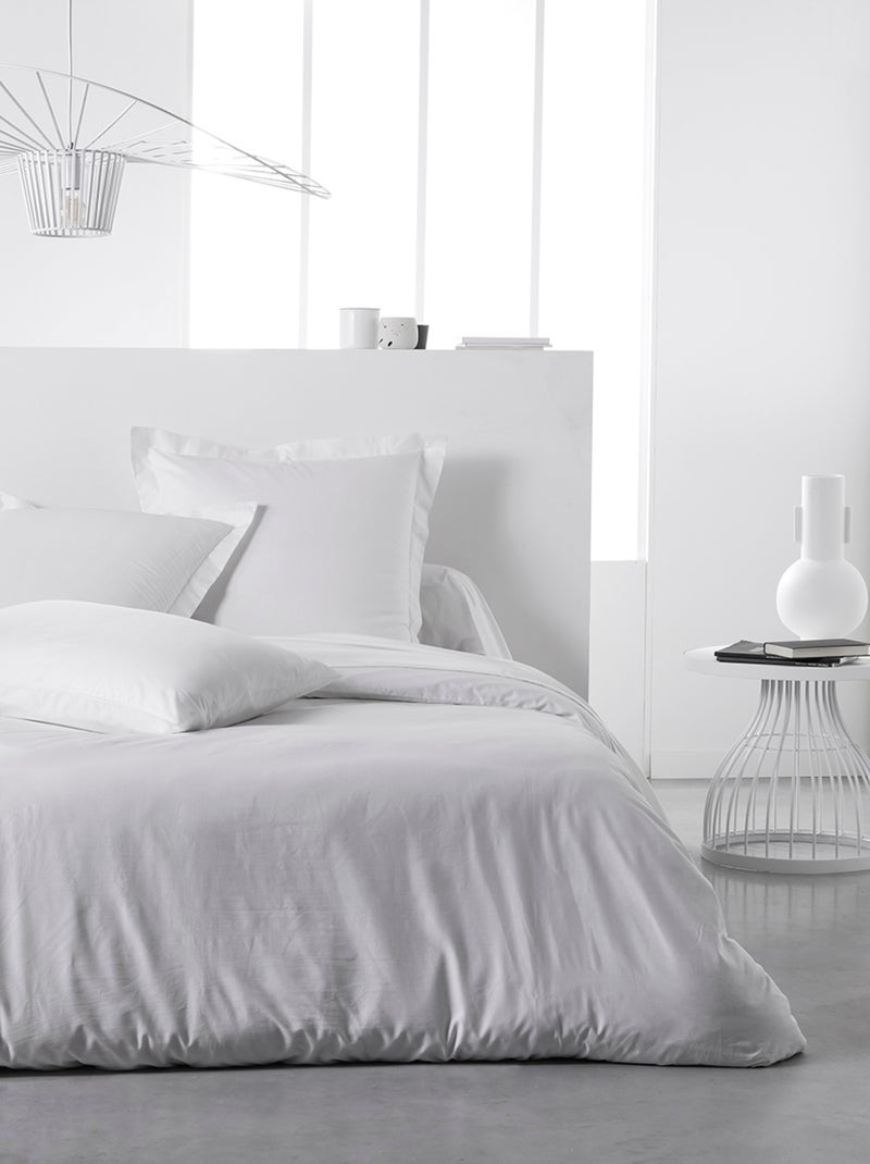 Sábana ajustable de algodón puro de alta calidad - AFIBEL Blanco - Kiabi