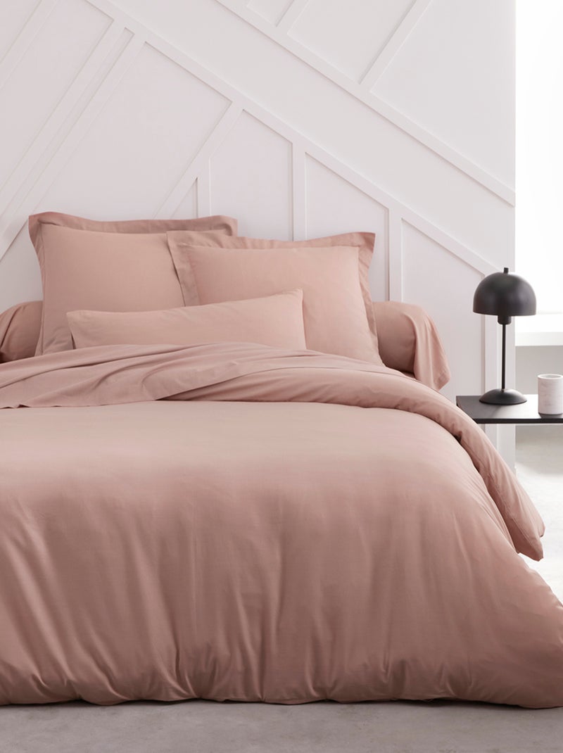 Sábana ajustable de algodón puro de alta calidad - AFIBEL Rosa - Kiabi