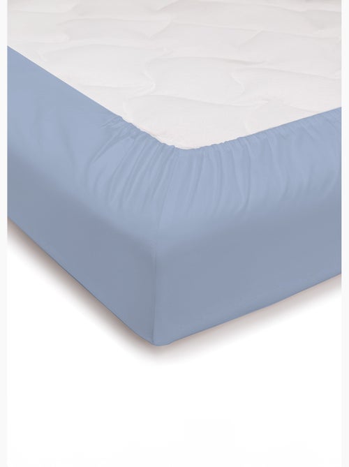 Sábana ajustable de franela de algodón - Kiabi