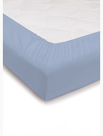 Sábana ajustable de franela de algodón con estampado floral - Afibel