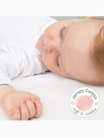 Sábana ajustable en algodón orgánico 'safe asleep®' - ROBA