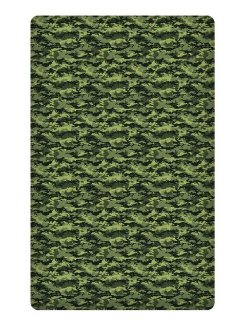 Sábana ajustable infantil estampada verde kaki - Kiabi Sábana ajustable infantil estampada verde kaki - Kiabi