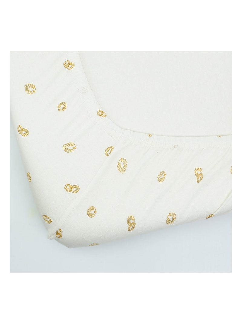 Sábana ajustable para cuna de bebé Crudo - Kiabi