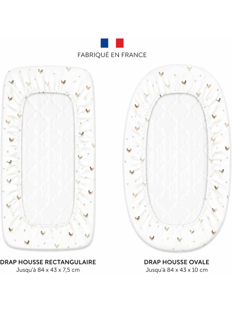 Sábana ajustable para moisés de bebé en algodón | SEVIRA KIDS Crudo - Kiabi