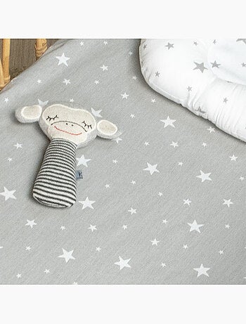Sábana ajustable para moisés de bebé en algodón | SEVIRA KIDS